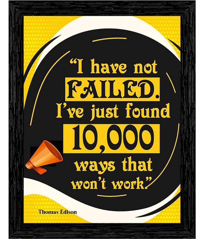 Indianara - Quotes Painting With Frame