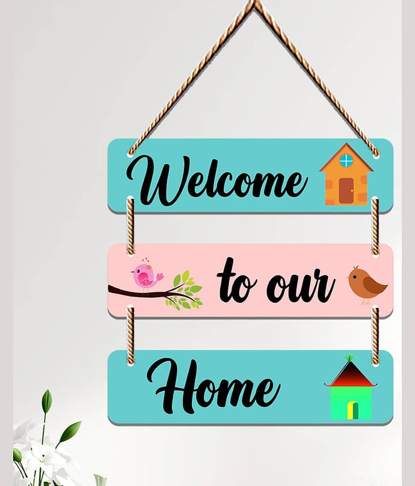 Saf Wood Rectangular Decoratives Panel Multi - Pack of 1