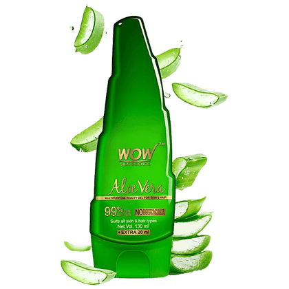 Wow Skin Science Multipurpose Gel - 99% Pure Aloe Vera, For Skin & Hair, No Parabens & Mineral Oil, 150 Ml