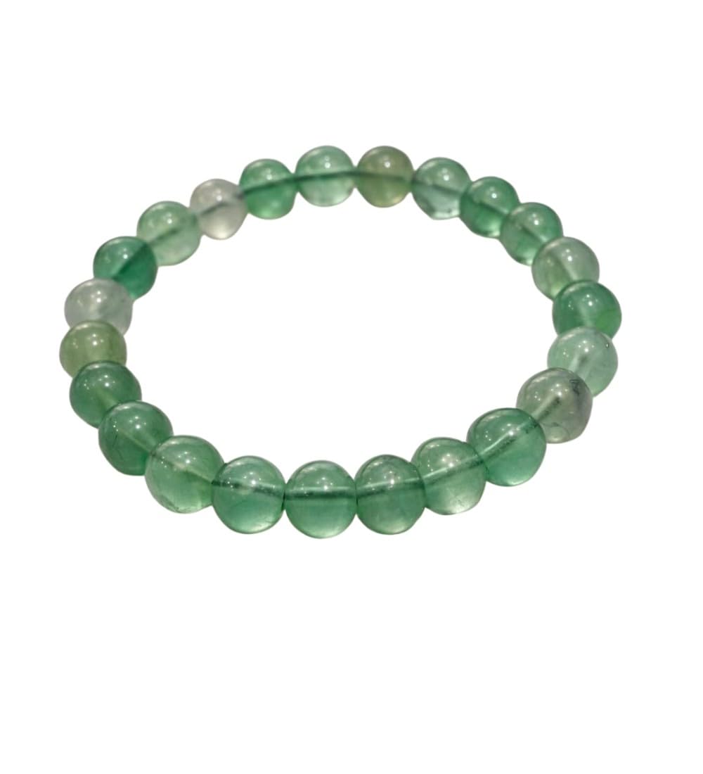 Natural Crystal 8mm Fluorite Bracelet (Green)-PID64925