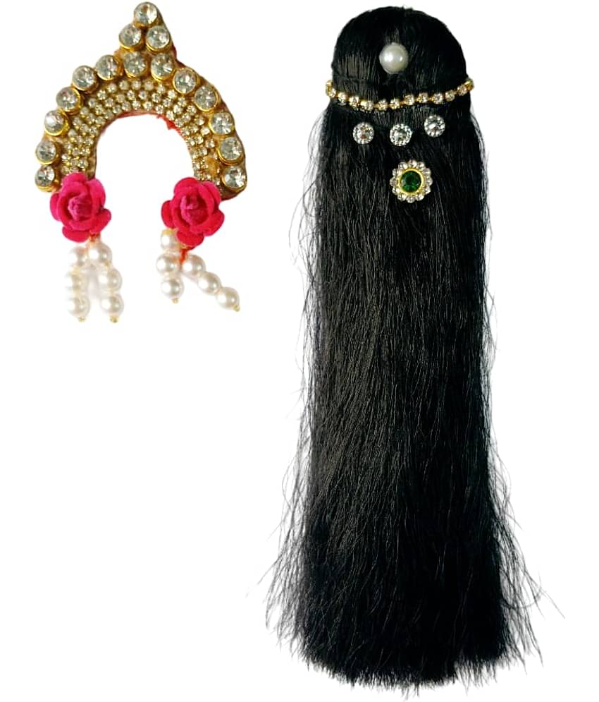 Cherry Tree Durga Mata Pink Crystal Jewellery ( Pack of 1 )