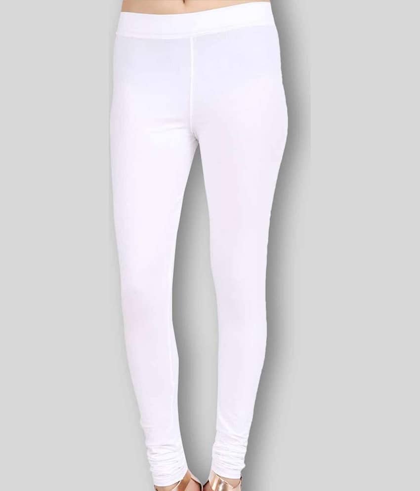 Zalula - White Cotton Blend Slim Fit Women's Casual Pants  ( Pack of 1 )