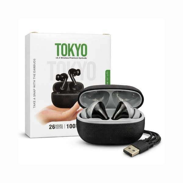Wireless Bluetooth Earbuds Deep Bass Clear Sound USB C Charging Colour Black
