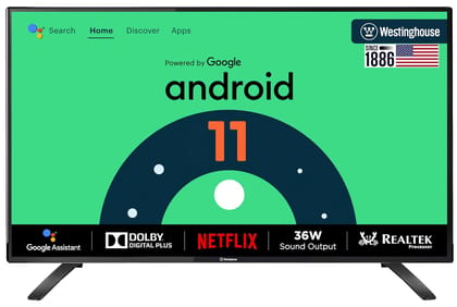 Westinghouse 106 cm (43 inches) W2 Series Full HD Certified Android LED TV WH43FX71 (Black) Black Westinghouse 106 cm (43 inches) W2 Series Full HD Certified Android LED TV WH43FX71 (Black) Black