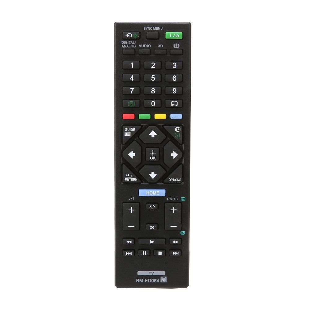 EHOP Compatible Remote for Sony Bravia LED LCD TV with 3D Button(Black) Universal RM-ED054 Black