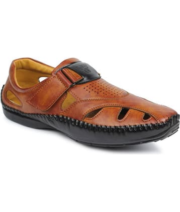 Fashion Victim - Orange Men's Sandals