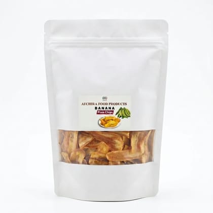 Atchira Food Products Banana Plain Chips - 150 gm - One resealable pouch