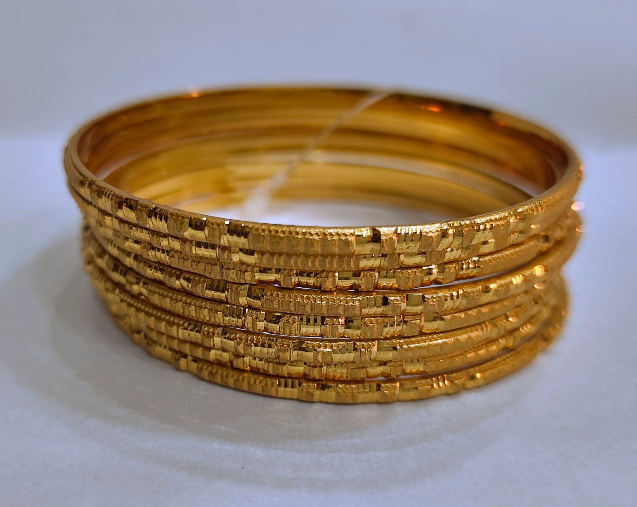 Goldplated  Bangles Set of 8