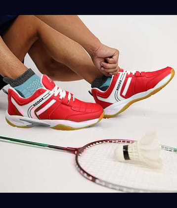 RODOX Badminton Shoes Non-Marking Red Male