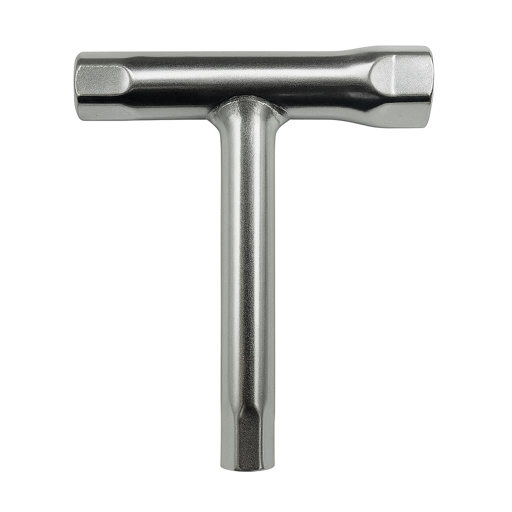 KARTHI7OCT STORE T-Shape Spark Plug Wrench (11mm, 14mm, 21mm) � Heavy-Duty Chrome Steel Plug Remover Tool � Multipurpose T Spanner for Bike, Scooter, Lawn Mower & Two-Wheelers
