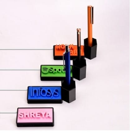 Personalized 2-Port USB Hub plus Type C Hub (with Pen Holder) Ek5343