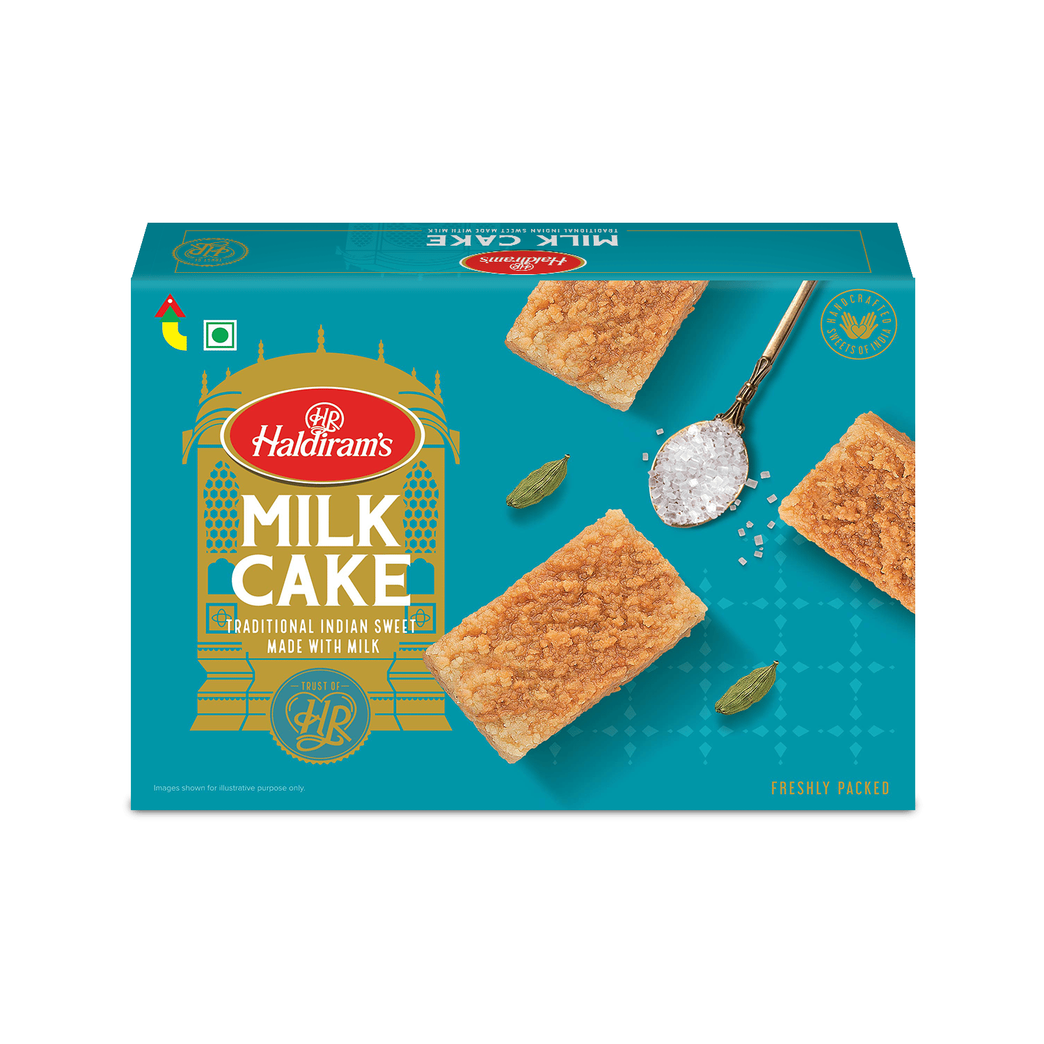 Haldiram's Veg Milk Cake  - 350 Gm -Pack of 2