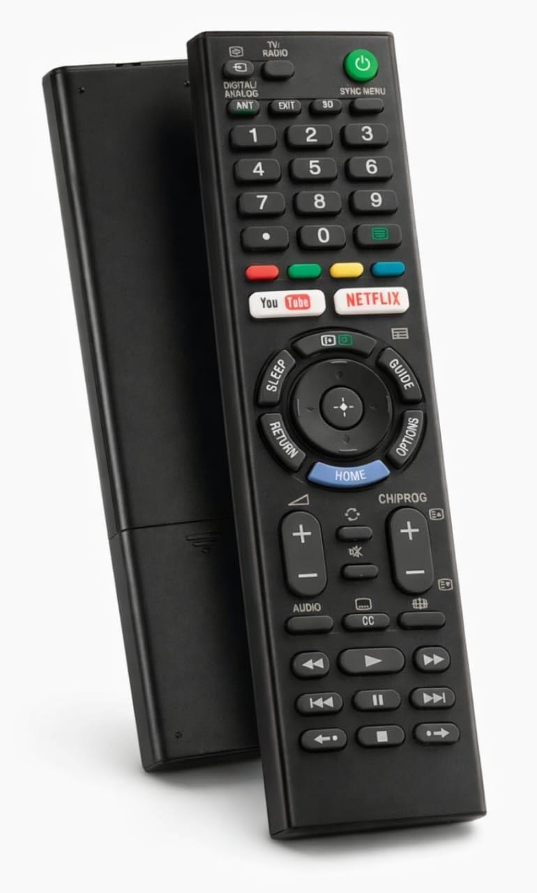 Sony LED Smart TV | YouTube and Netflix Hotkeys | Replacement for Original Sony Bravia LCD LED OLED QLED 4K Ultra HD Smart Android tv Remote Control