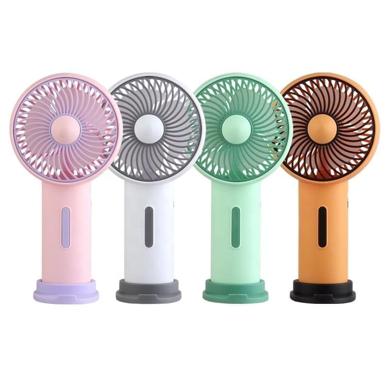 Denzcart Kids Portable Handheld Mini Fan - USB Powered, 3 Speed Levels, Touch Control - Lightweight ABS Material, Energy-Efficient - Ideal for Indoor Use