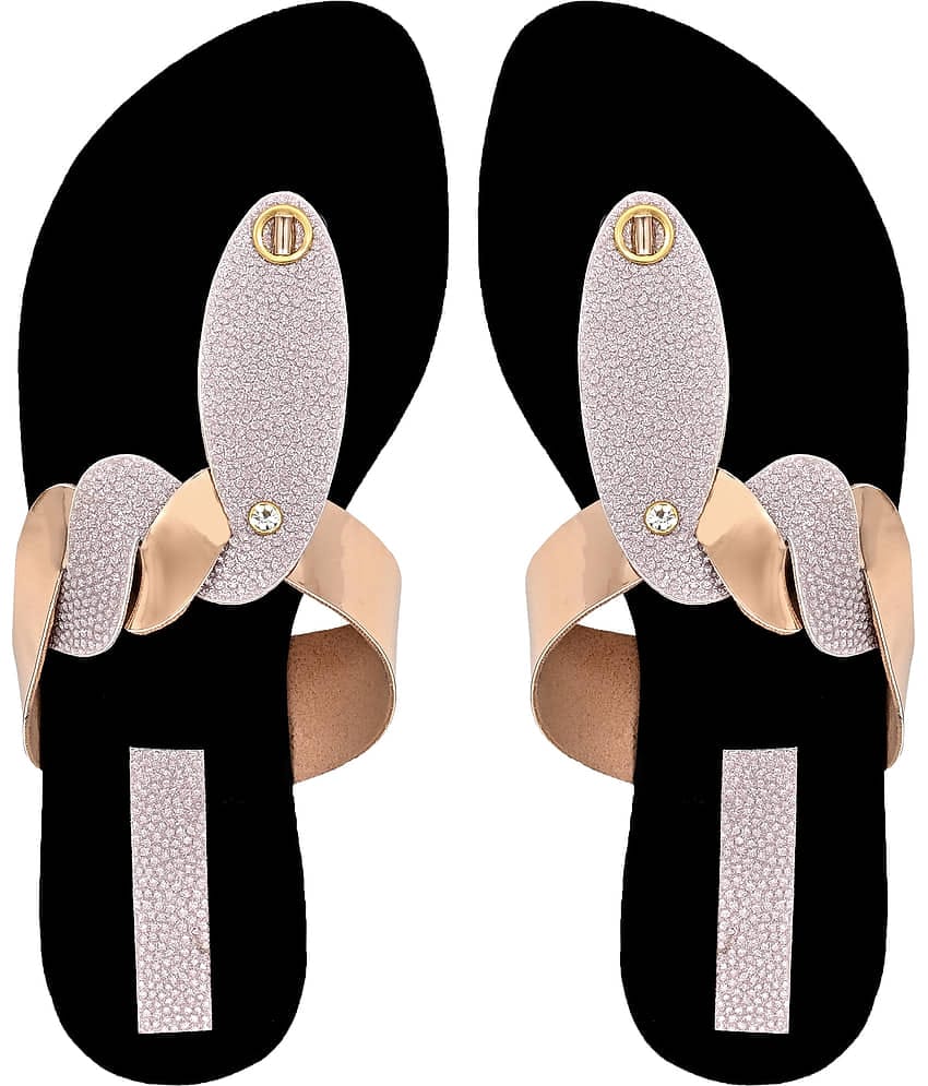 Altek Peach Women's Open Toe Flats