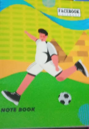 Facetime 3 in 1 Notebook| Math | English | Hindi I I Simple line Ruled Note Book | (24 X18 cm) 576 Pages for Kids Homework (Pack of 6)