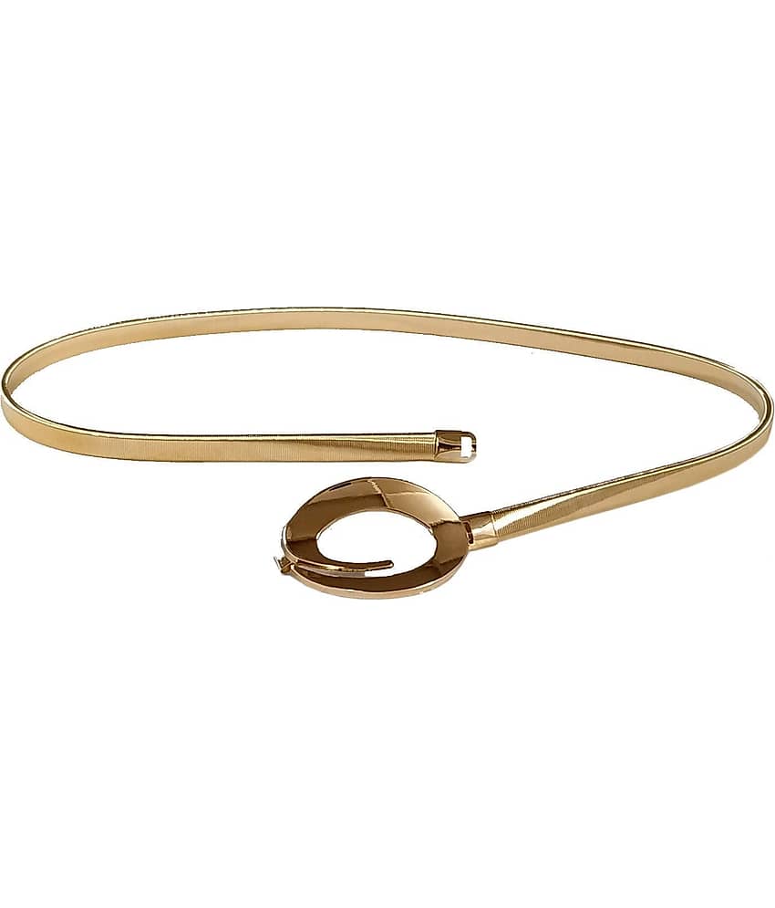 Romp Fashion Golden Stretchable Waist Chain Belt for Girls and Women…
