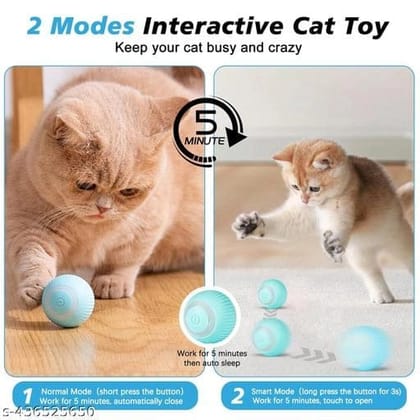 LED Smart Gravitational Rotating Ball for Pet (Blue) LED Smart Gravitational Rotating Ball for Pet (Blue)
