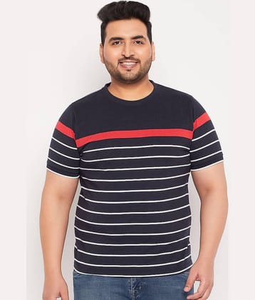 AUSTIVO Pack of 1 Cotton Blend Regular Fit Men's T-Shirt ( Multicolor )