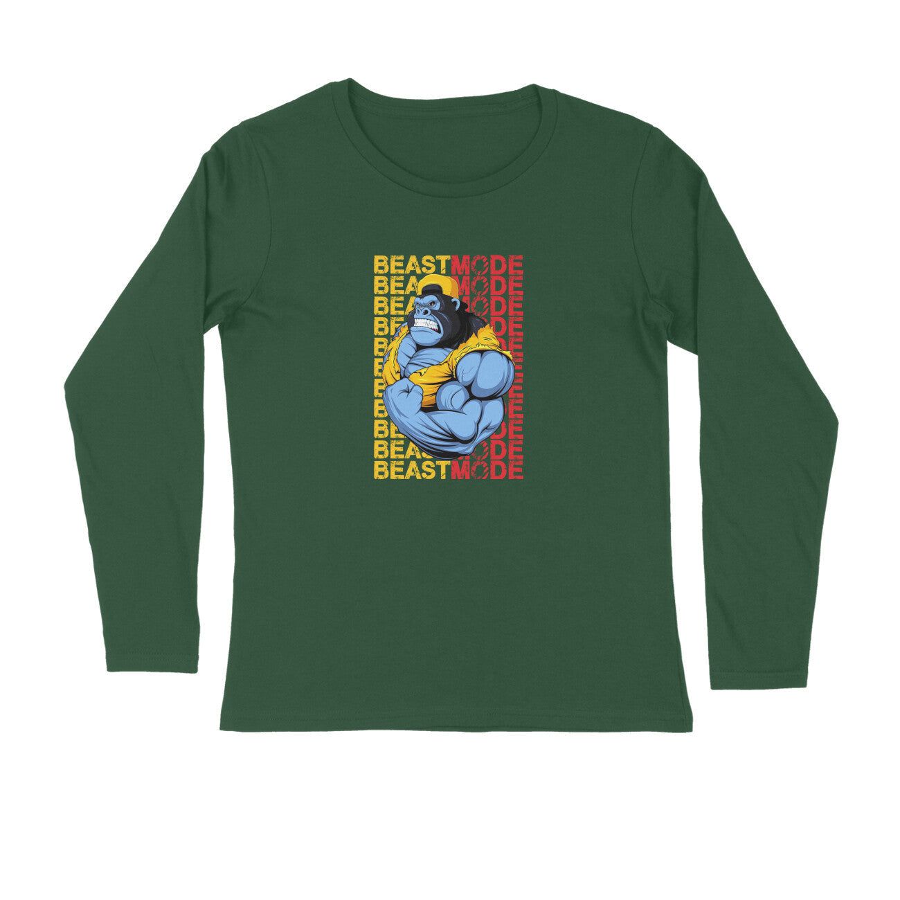 Full Sleeves Round Neck (Men) - Beast Mode (5 Colours)