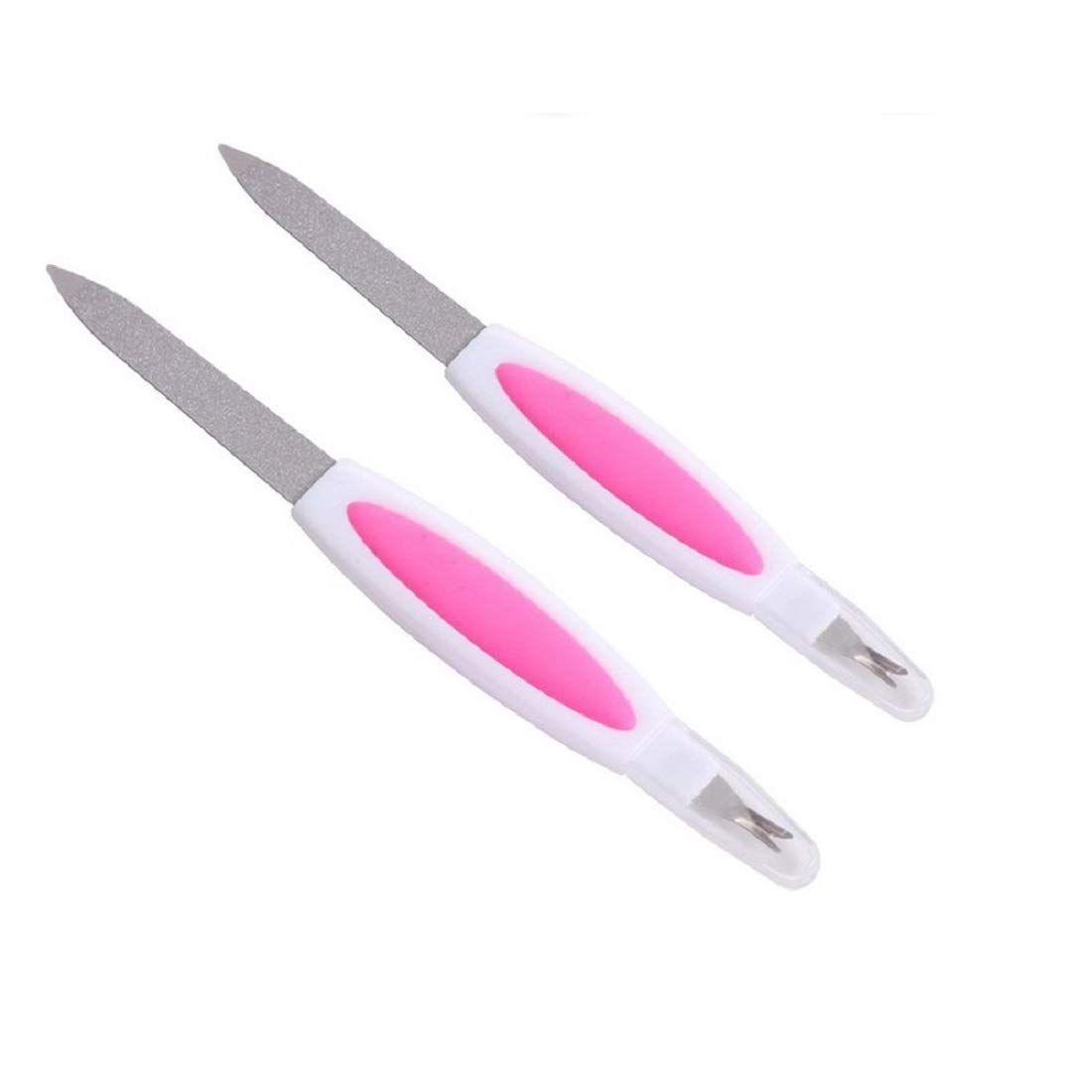 Elecsera Manicure/Pedicure Nail file Tool Cuticle Trimmer PACK OF 2 (Set of 2)
