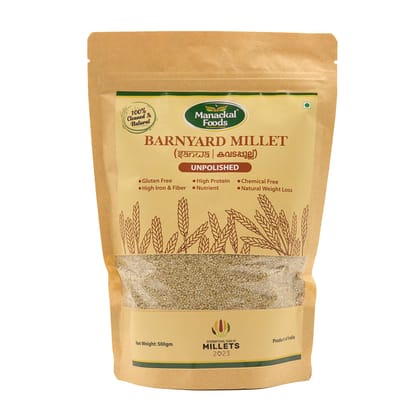 Barnyard Millet (kavada Pullu) 500g | Natural, Gluten-Free, High Fiber, Healthy Whole Grain