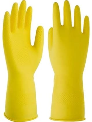 AAbha Rubber Gloves For Kitchen/Household Kitchen Gloves/Kitchen Washing Cleaning Gloves/Gloves For Scrap Cleaning