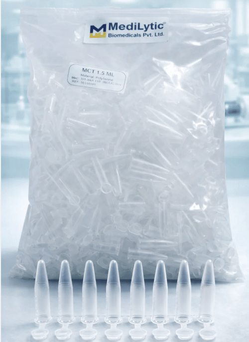 MediLytic MCT Vials (1.5 ml) (Each Bag Contain 500 nos),Pack of 2 nos.