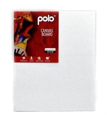 polo Canvas Board 20 x 25 cm Pack of 2 | Artist-Grade Panel for Acrylic, Oil, Watercolor & Mixed Media | Double-Primed, Acid-Free Surface | Ideal for Beginners & Professional Artists polo Canvas Board 20 x 25 cm Pack of 2 | Artist-Grade Panel for Acrylic, Oil, Watercolor & Mixed Media | Double-Primed, Acid-Free Surface | Ideal for Beginners & Professional Artists