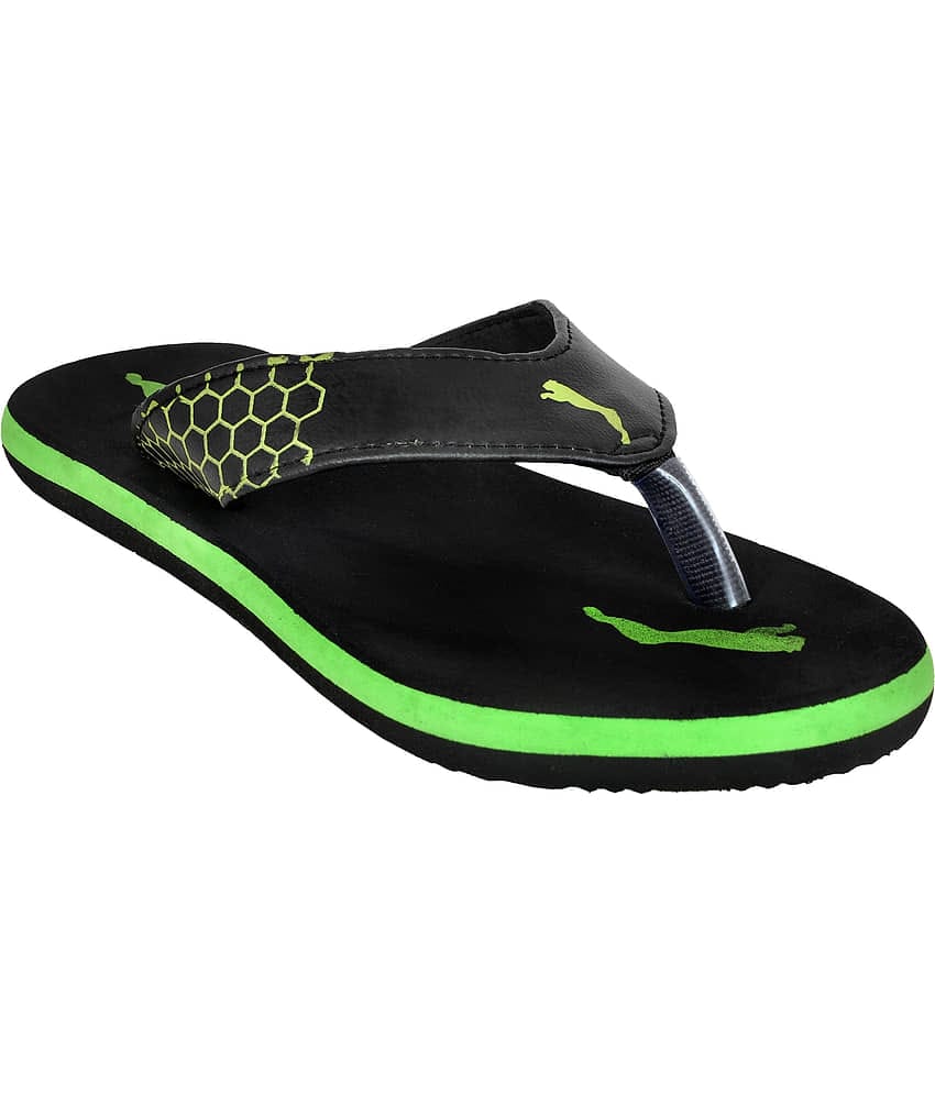 Cozy Wear Green Slippers