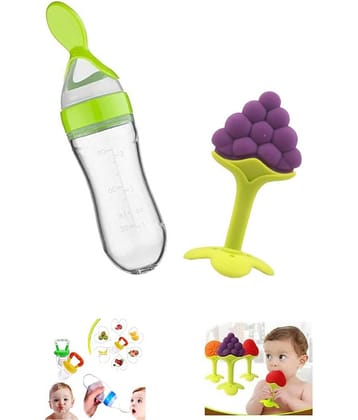 BBYARAJ 90 Multicolor Feeding Bottle ( Pack of 2 )