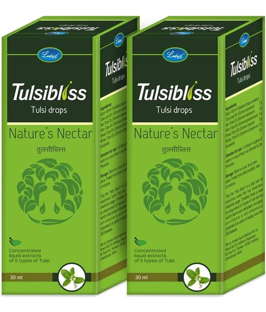 Tulsibliss Tulsi Drops for Immunity Booster Pack of 2 (30ml Each)