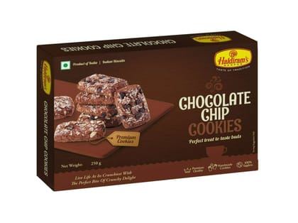 Haldiram's Nagpur Chocolate Chip Cookies - 250 gm - Pack of 2