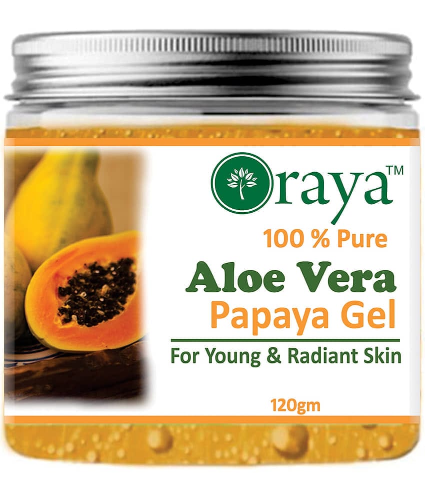 ORAYA 100% Pure Papaya Gel For Skin Whitening Gel Cleanser 120 mL