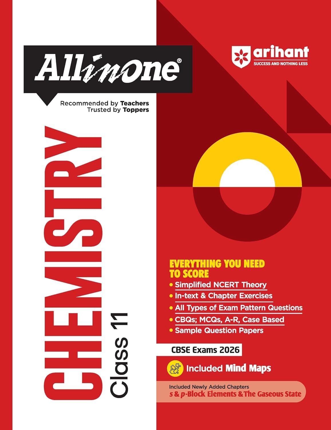Arihant All in One Chemistry Class 11 Guide Book, CBSE Exams 2026, with NCERT Theory, Mind Maps, Sample Papers [Paperback] Arihant