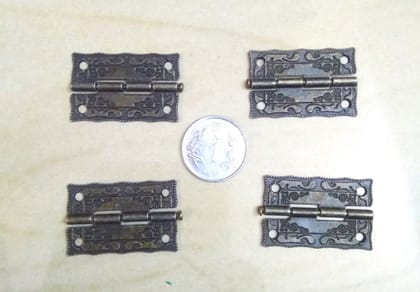 Brand Zero Antique Designer Big Size Hinges - 4 pcs