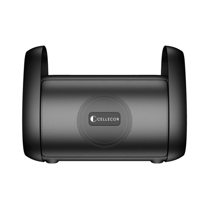 Cellecor CLB-90 STROM | 10 Hr Playtime | BT-v5.3 | 2600mAH | Water Resistant 10 W Bluetooth Speaker-Black