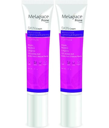 Melagrace Prime Skin Cream Lightening & Brightening Formula with Azelaic Acid-Pack of 2 (15g each)