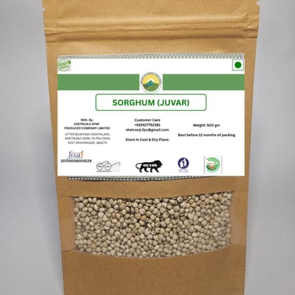 Sorghum (Juvar) - 500 gm - One packet of Sorghum grains