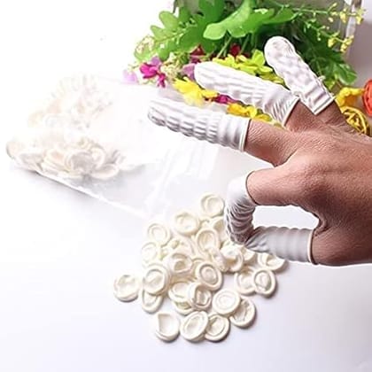 250-Pcs Natural Rubber Gloves Finger Cots Latex Fingertip Protective Disposable 250-Pcs Natural Rubber Gloves Finger Cots Latex Fingertip Protective Disposable