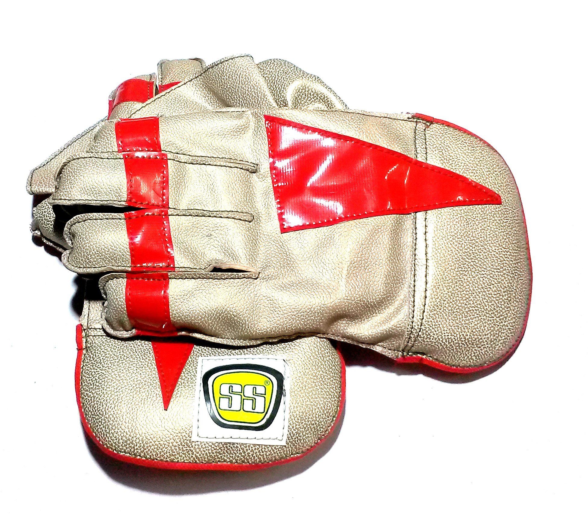 Wicket Keeping Gloves. Leather Gloves for Cricket, Color As per Availability,