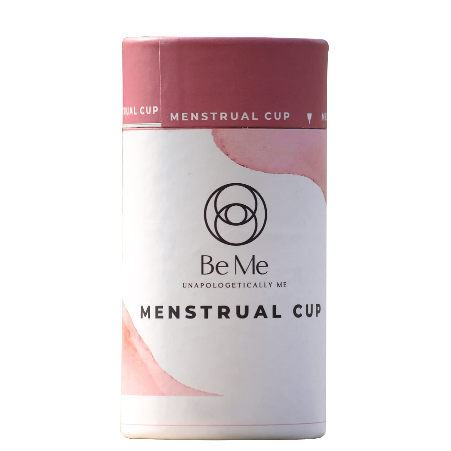 Be Me - Reusable Menstrual Cup for Women Medium Size - with Pouch, Ultra Soft, Odour and Rash Free, No Leakage, Protection for Up to 8-10 Hours