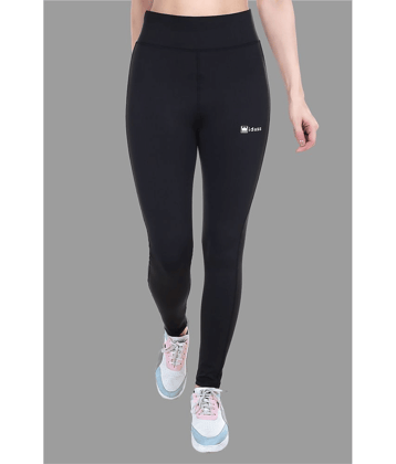 IDASS - Lycra Slim Fit Black Women's Tights ( Pack of 1 )