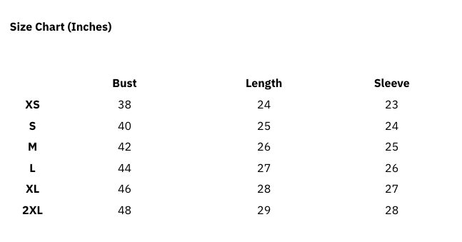 Size Guide
