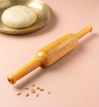 Handcrafted Wooden Belan – Traditional Kitchen Tool