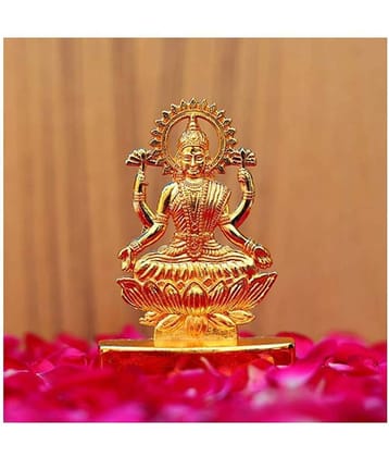 RUDRA DIVINE - Goddess Laxmi Brass Idol