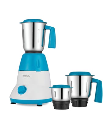 Bajaj GX8 750 Watt Mixer Grinder | Powerful 750W Titan Motor | 2-In-1 Blade Dry Grinding Jar | 2 Yrs Warranty 【Blue】 Bajaj GX8 750 Watt Mixer Grinder | Powerful 750W Titan Motor | 2-In-1 Blade Dry Grinding Jar | 2 Yrs Warranty 【Blue】 - Blue / Regular