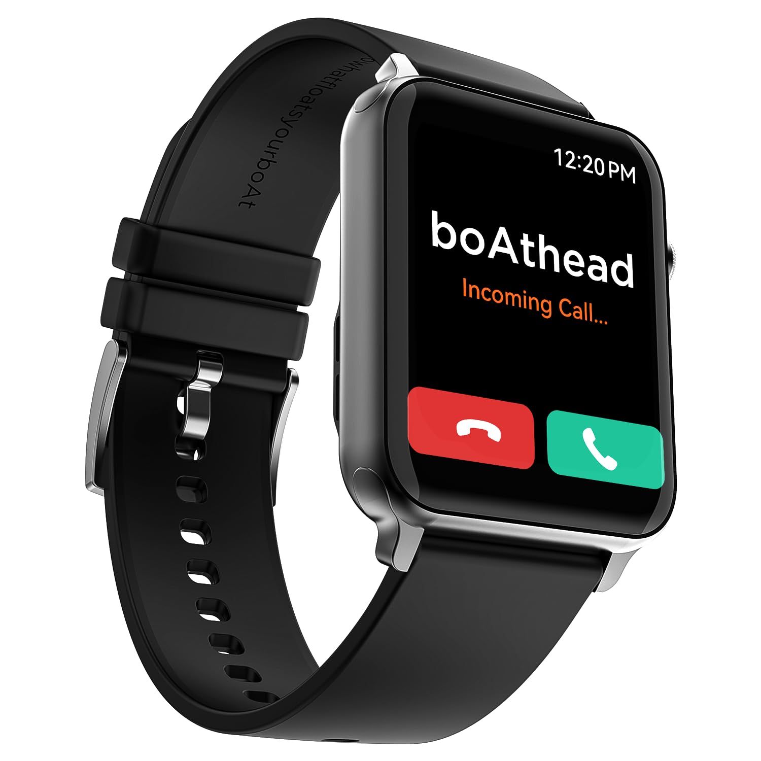 boAt Storm Call | Bluetooth Calling Smart Watch with 1.69" (4.29 cm) HD display, Super-Responsive Dialpad, 150+ Cloud Faces Bold Black