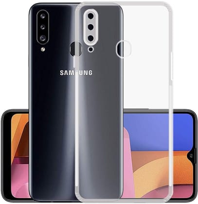 PLUGTECH TPU Ultra Hybrid Clear Camera Protection Back Cover Case for Samsung A20s
