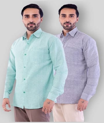 DESHBANDHU DBK - Multicolor Cotton Regular Fit Men's Casual Shirt (Pack of 2 )